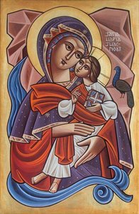 St. Mary & Jesus - Coptic Icon