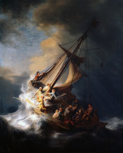 Christ in the Storm - Rembrandt